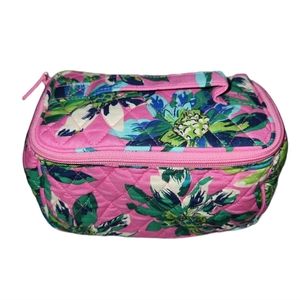 Vera Bradley Tropical Paradise Cosmetics train case
